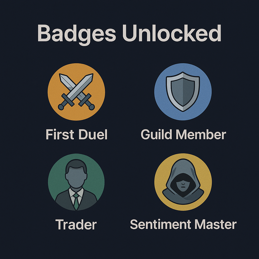Badge collection UI